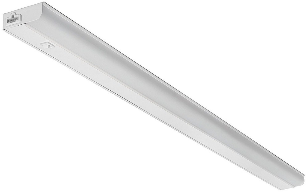 Lithonia Lighting-UCEL 48IN 30K 90CRI SWR WH M6-UECL Series - 48 Inch 19.5W 1 LED Linkable Under Cabinet   White Finish with Frosted Acrylic Glass